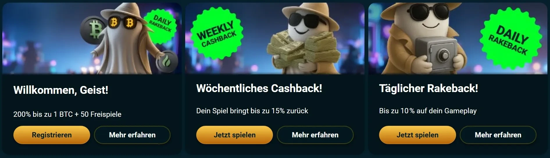 Ghostino casino aktionen