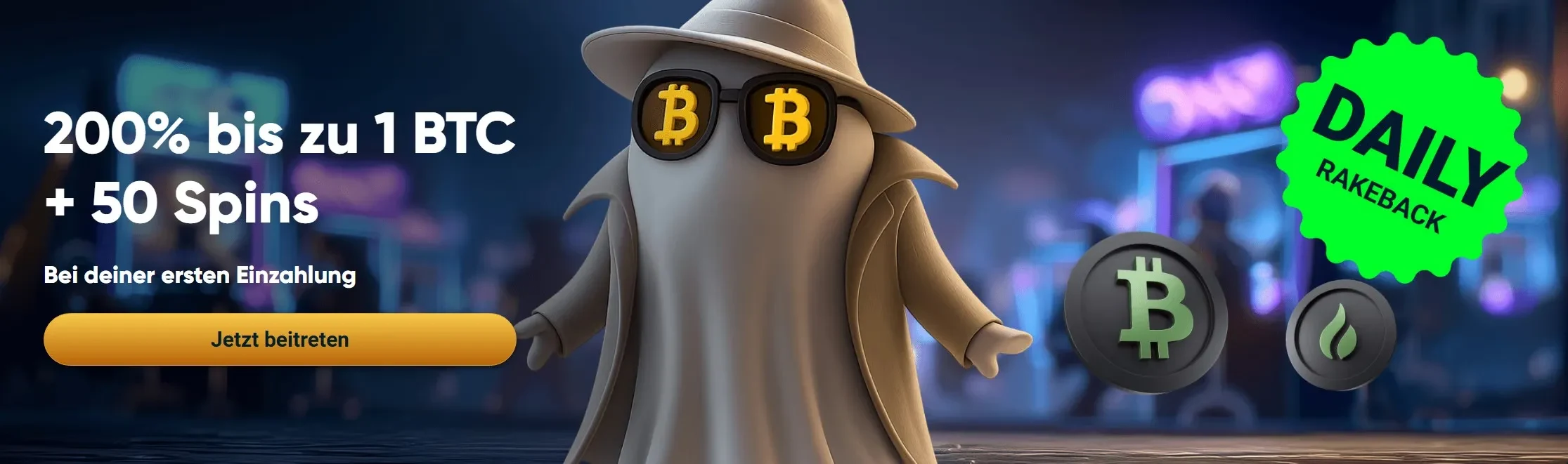 Ghostino casino banner PC