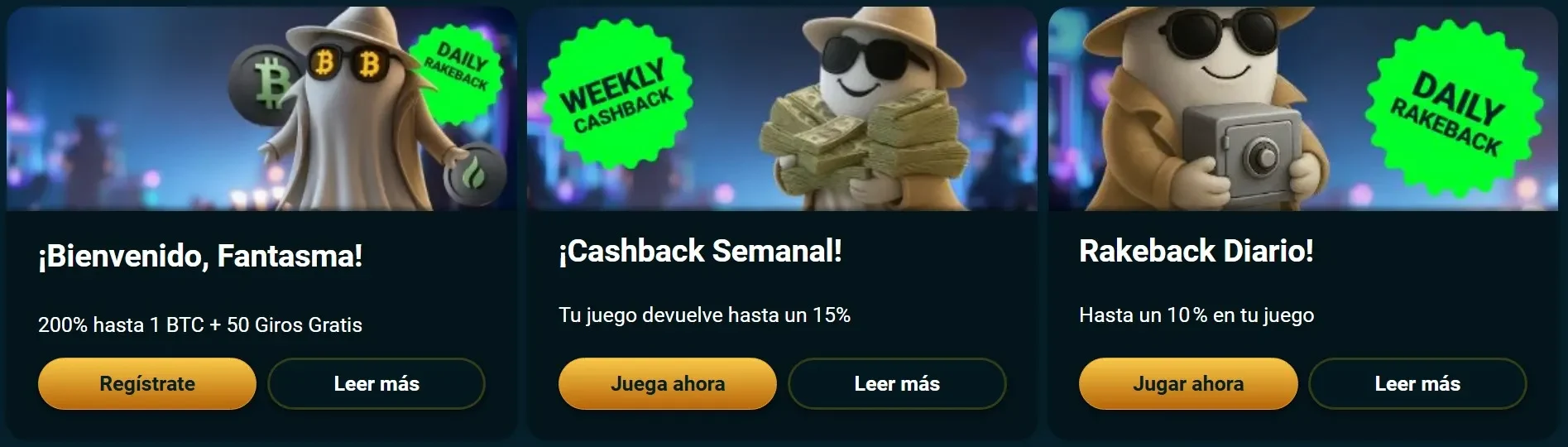 Ghostino casino promociones