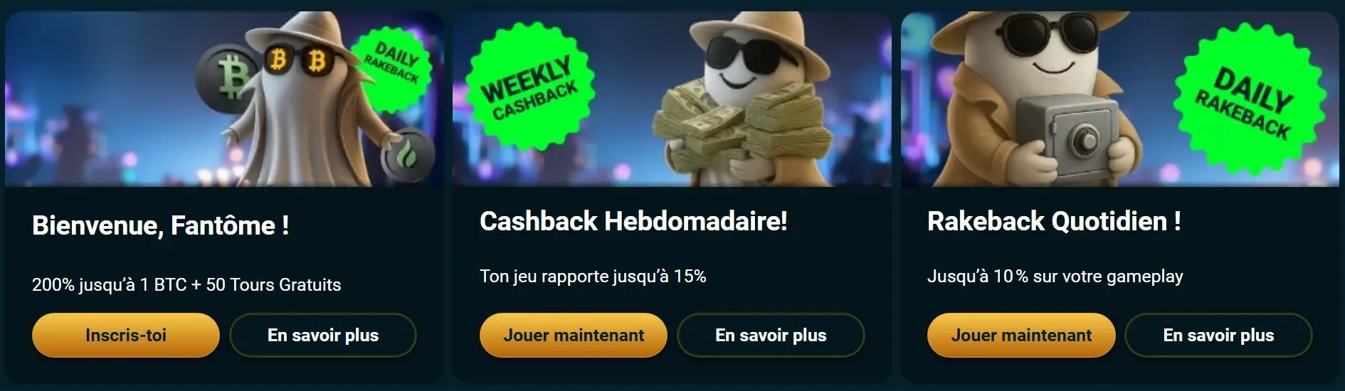 Ghostino casino promotions