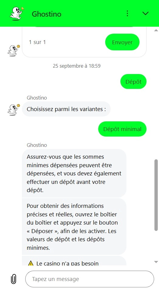 Ghostino chat